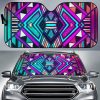 Ethnic Aztec Car Auto Sun Shade