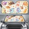 Eveelution Pokemon Car Auto Sun Shade