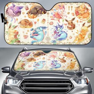 Eveelution Pokemon Car Auto Sun Shade