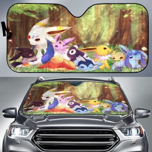 Eveelution Relax Pokemon Car Auto Sun Shade