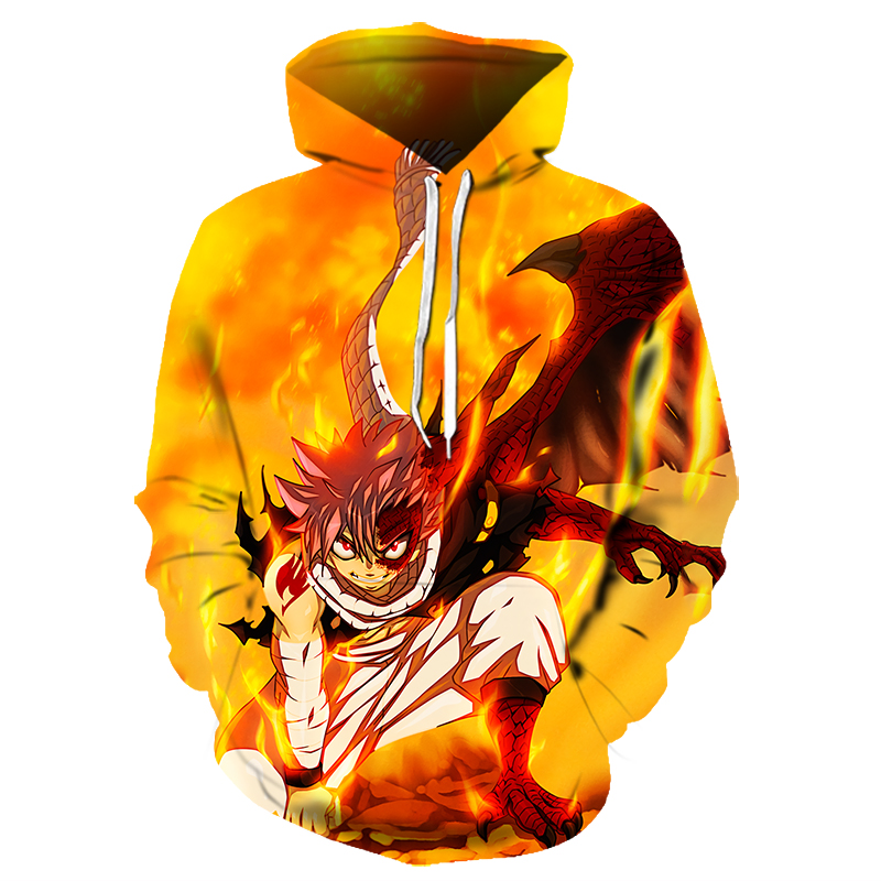 Fairy Tail 3D Printed Hoodie/Zipper Hoodie Fairy Tail 3D Printed Hoodie/Zipper Hoodie