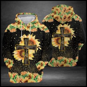 Faith Sunflower 3D Printed Hoodie/Zipper Hoodie