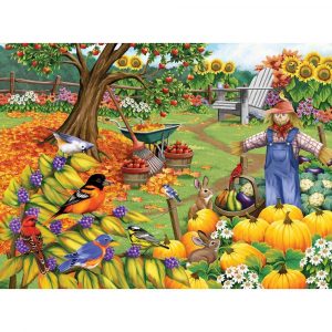 Fall Cleanup Jigsaw Puzzle Set
