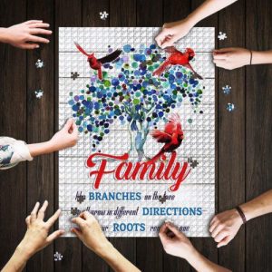 Family Like Branches On The Tree Jigsaw Puzzle Set