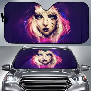 Fantasy Girl Gwenom Digitals Car Auto Sun Shade