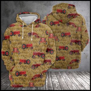 Farmall Tractor Farmer 3D Printed Hoodie/Zipper Hoodie