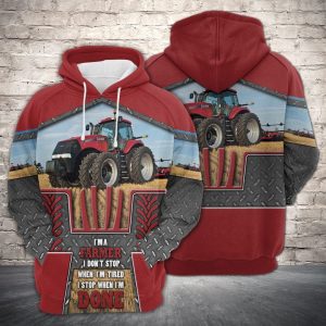 Farmer And Tractor 3D Printed Hoodie/Zipper Hoodie