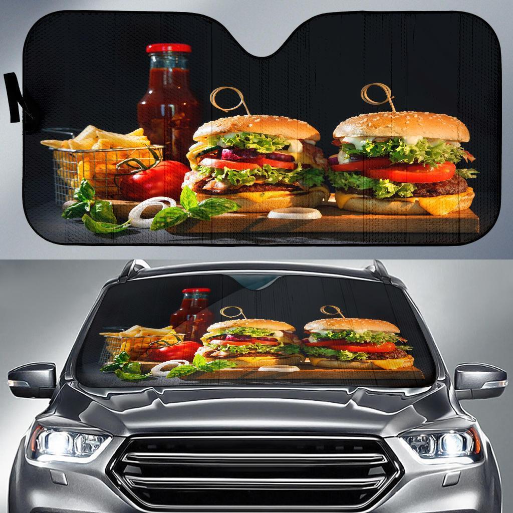 Fast Foods Car Auto Sun Shade Fast Foods Car Auto Sun Shade