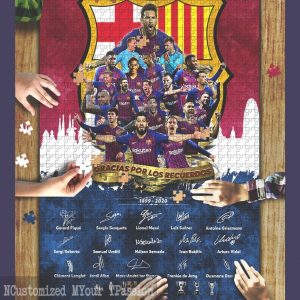 Fc Barcelona Jigsaw Puzzle Set