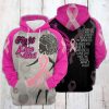 Fight Like A Girl 3D Printed Hoodie/Zipper Hoodie