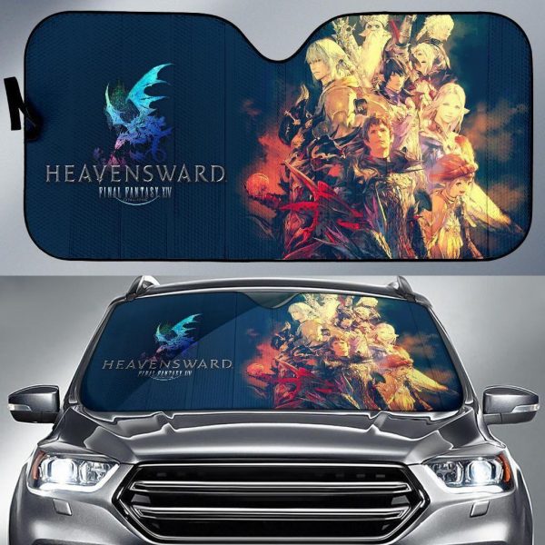 Final Fantasy Xiv Characters Car Auto Sun Shade