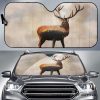 Fire Deer Forest Car Auto Sun Shade