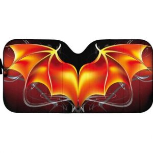 Fire Dragon Wings Car Auto Sun Shade