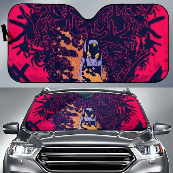 Fire Force Black Hands Anime Car Auto Sun Shade