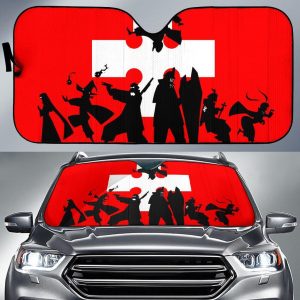 Fire Force Company 8s Anime Car Auto Sun Shade