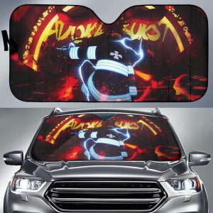 Fire Force Dark Arts Anime Car Auto Sun Shade