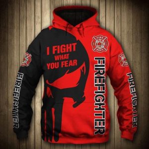 Firefighter 3D Printed Hoodie/Zipper Hoodie