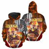 Firefighter 3D Printed Hoodie/Zipper Hoodie