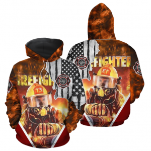 Firefighter 3D Printed Hoodie/Zipper Hoodie