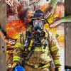 Firefighter, Flames Jigsaw Puzzle Set