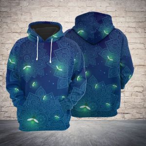 Firefly Mandala 3D Printed Hoodie/Zipper Hoodie