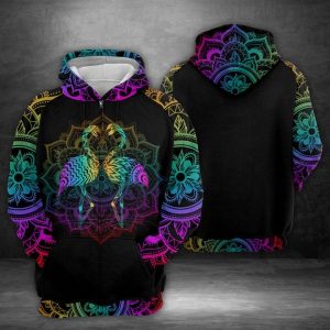 Flamingo 3D Printed Hoodie/Zipper Hoodie