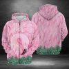 Flamingo Facade 3D Printed Hoodie/Zipper Hoodie