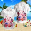 Flamingo Hawaiian Shirt Summer Button Up