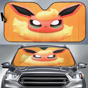 Flareon Pokemon Car Auto Sun Shade