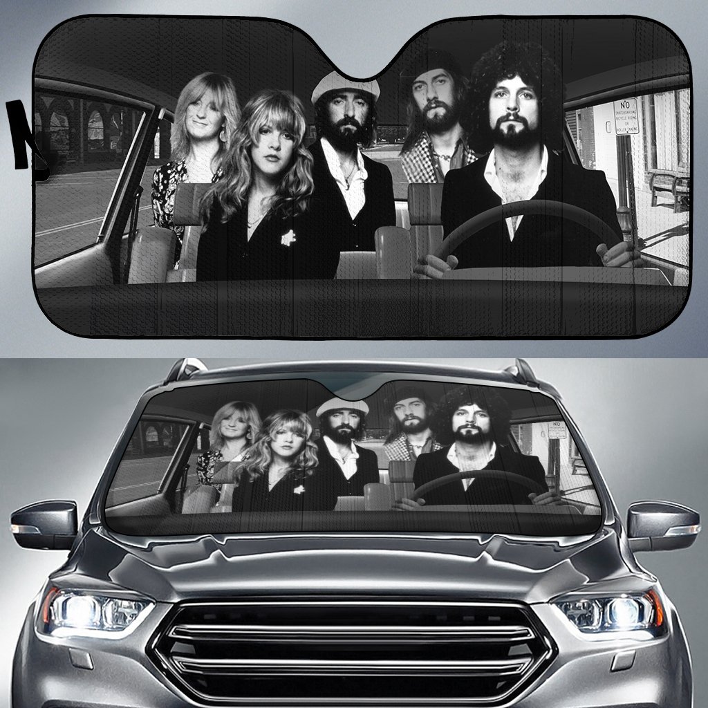 Fleetwood Mac Car Auto Sun Shade Fleetwood Mac Car Auto Sun Shade
