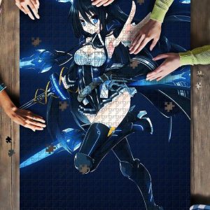 Floating Swords Sword Girl Anime Girl Jigsaw Puzzle Set