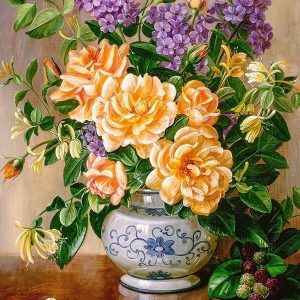 Floral Jigsaw Puzzle Set