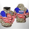 Florida Atlantic Owls NCAA US Flag Camo Veteran 3D Printed Hoodie/Zipper Hoodie
