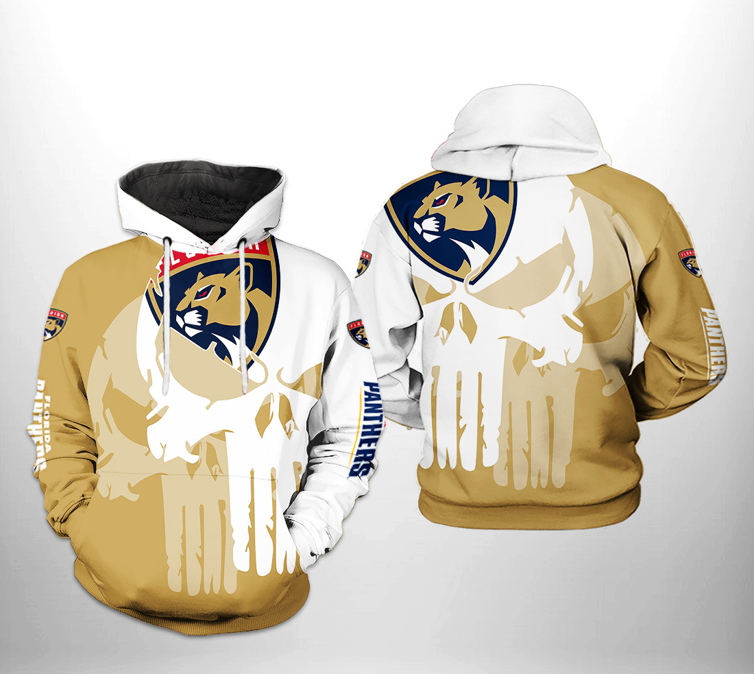 Florida Panthers NHL Team Skull 3D Printed Hoodie/Zipper Hoodie Florida Panthers NHL Team Skull 3D Printed Hoodie/Zipper Hoodie