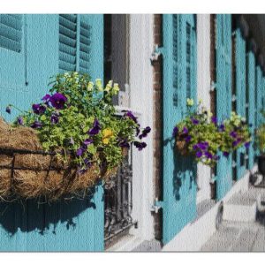 Flowers In The French Quarter Jigsaw Puzzle Set