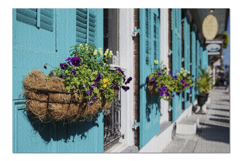 Flowers In The French Quarter Jigsaw Puzzle Set Flowers In The French Quarter Jigsaw Puzzle Set