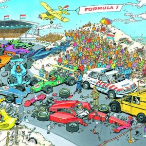 Formula 1. The Start Jigsaw Puzzle Set