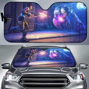 Fortnite Fight 5 Car Auto Sun Shade