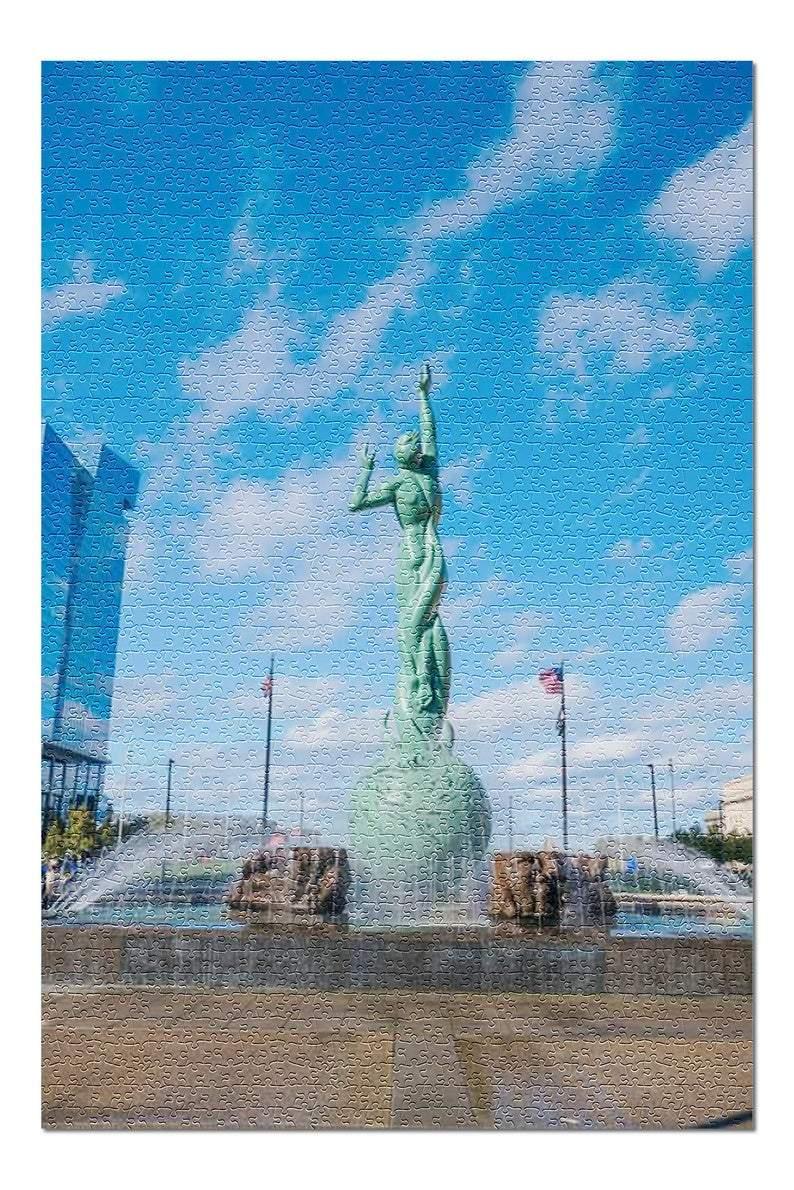 Fountain Of Eternal Life Statue Jigsaw Puzzle Set Fountain Of Eternal Life Statue Jigsaw Puzzle Set