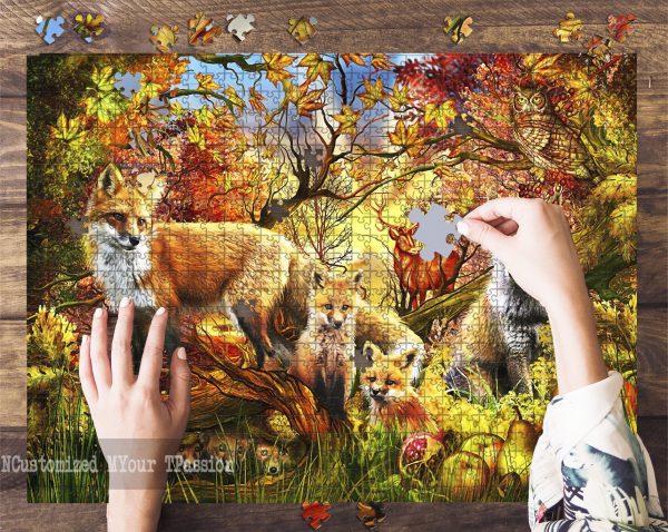 Fox Jigsaw Puzzle Set