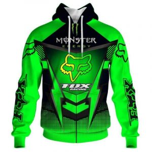 Fox Racing 3D Printed Hoodie/Zipper Hoodie