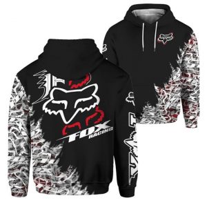 Dirt Bike Fox Racing 3D Printed Hoodie/Zipper Hoodie