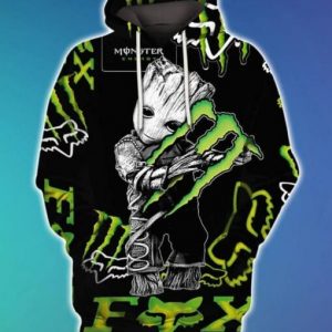 Fox Racing Monster Energy Motorcycle 3D Printed Hoodie/Zipper Hoodie