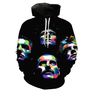 Freddie Mercury 3D Printed Hoodie/Zipper Hoodie