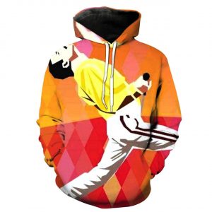 Freddie Mercury 3D Printed Hoodie/Zipper Hoodie