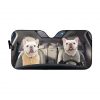 French Bulldog Car Auto Sun Shade