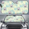 French Bulldog Hawaii Blackground Car Auto Sun Shade
