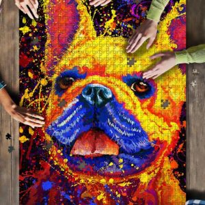 French Bulldog Jigsaw Puzzle Set