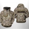 Fresno State Bulldogs NCAA Camo Veteran 3D Printed Hoodie/Zipper Hoodie
