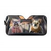 Friend Soulmate Bulldogs Couple Car Auto Sun Shade
